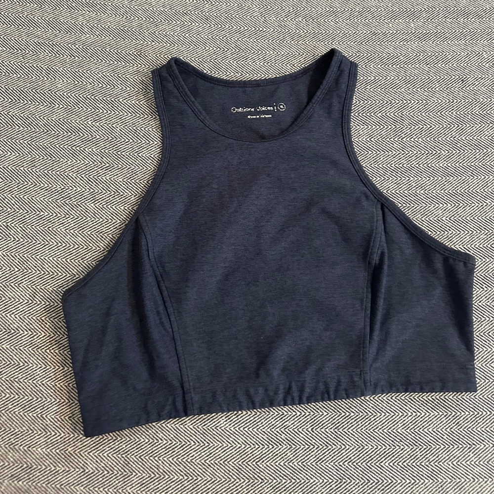 OUTDOOR VOICES - Spacedye Navy Sports Bra